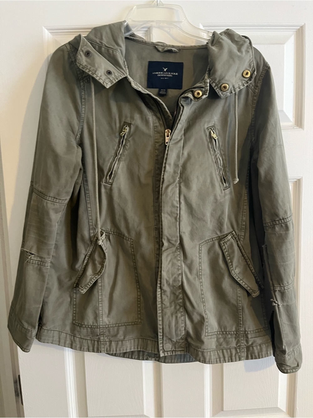 American Eagle Outfitters Sage Green Utility Jacket